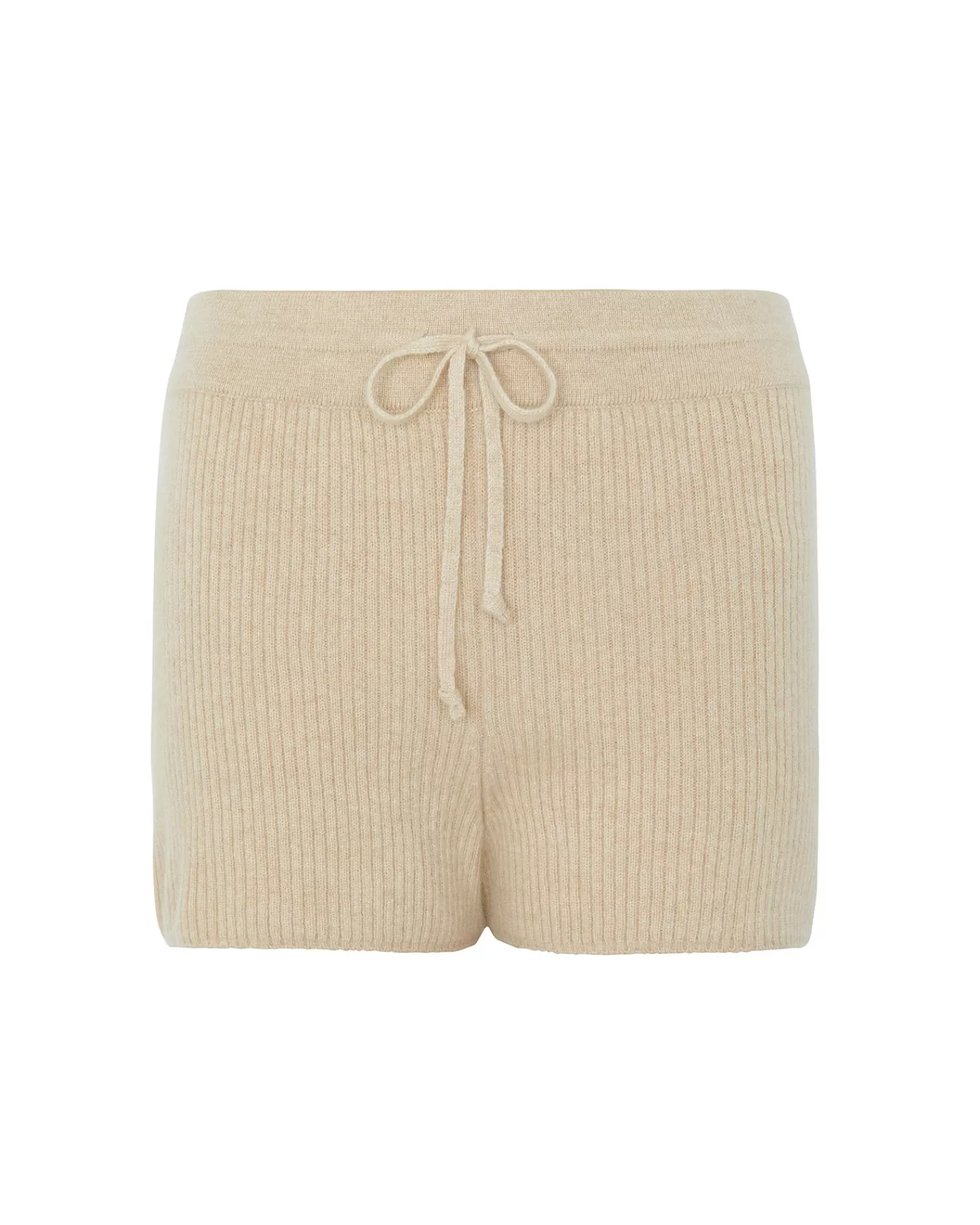 Kujten Pants & Shorts>Woman Ribbed Cashmere Shorts Organique