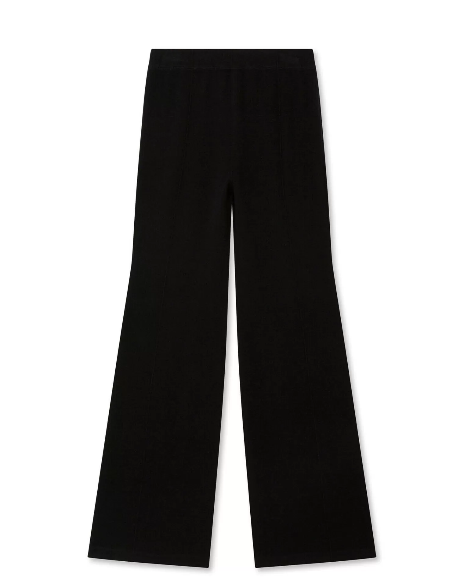 Kujten Pants & Shorts>Women Cashmere Palazzo Trousers Noir