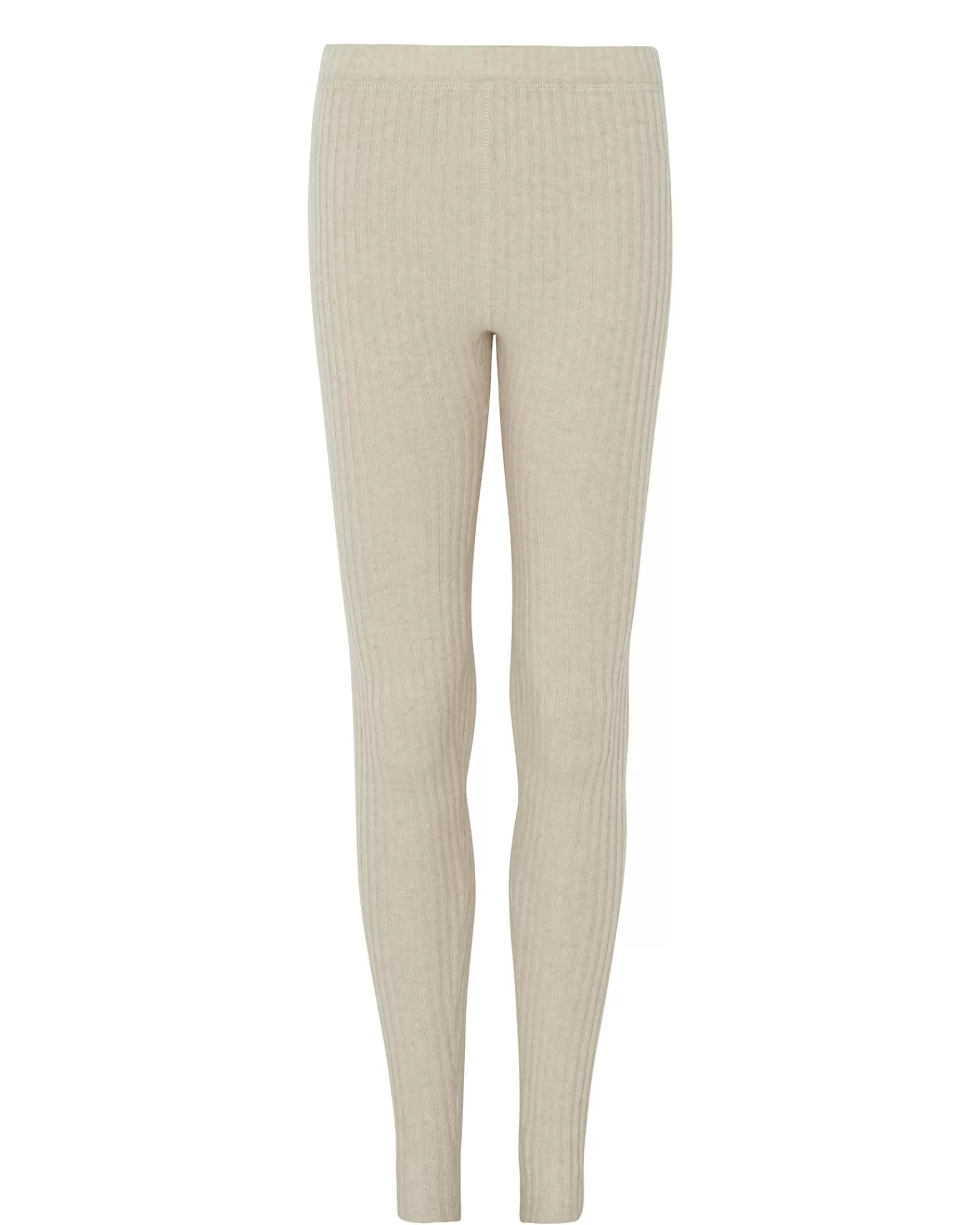 Kujten Joggings & Leggings>Women Cashmere Ribbed Leggings Organique