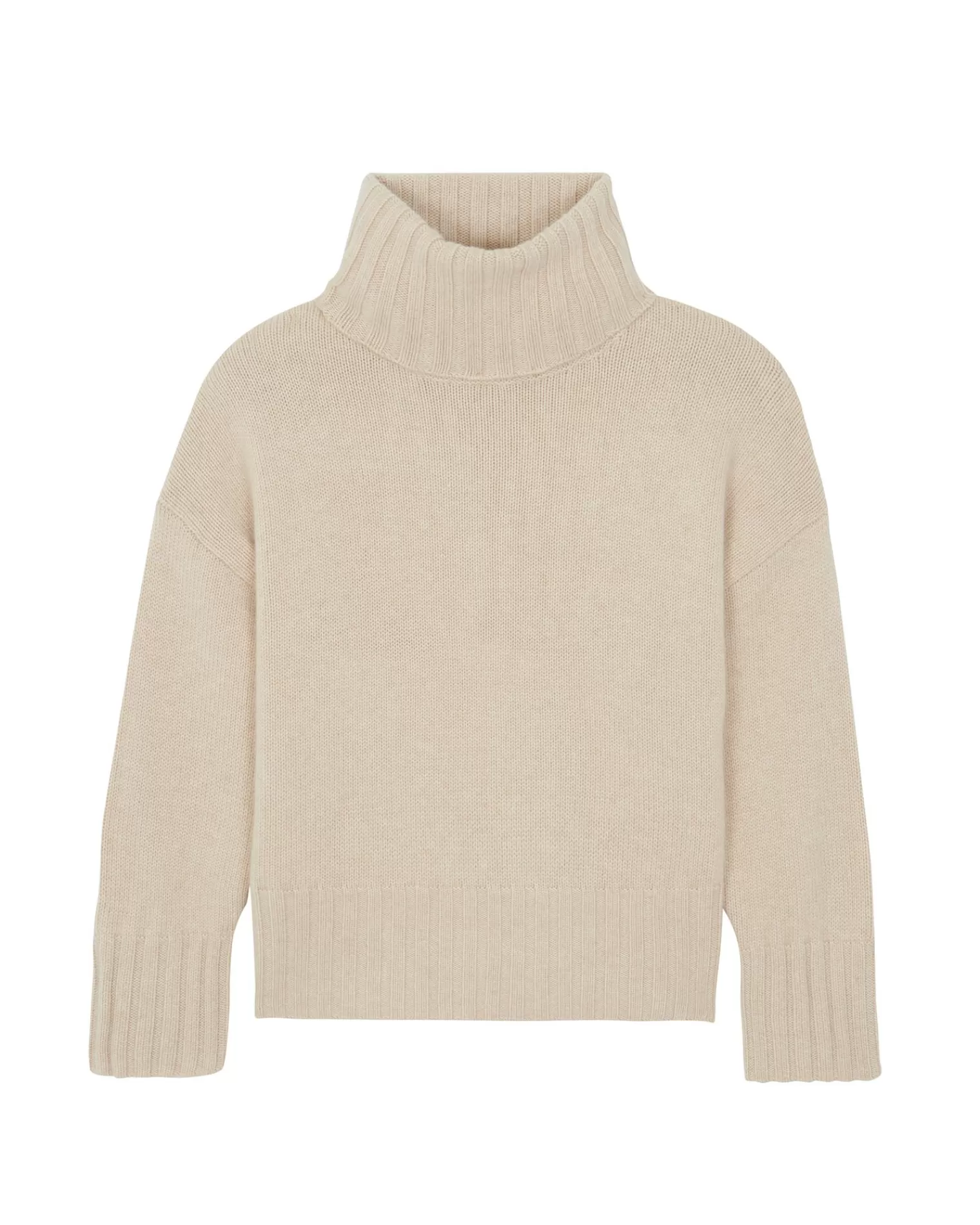 Kujten Sweaters & Sweatshirts>Women Oversized Cashmere Sweater, 10-Threads Organique