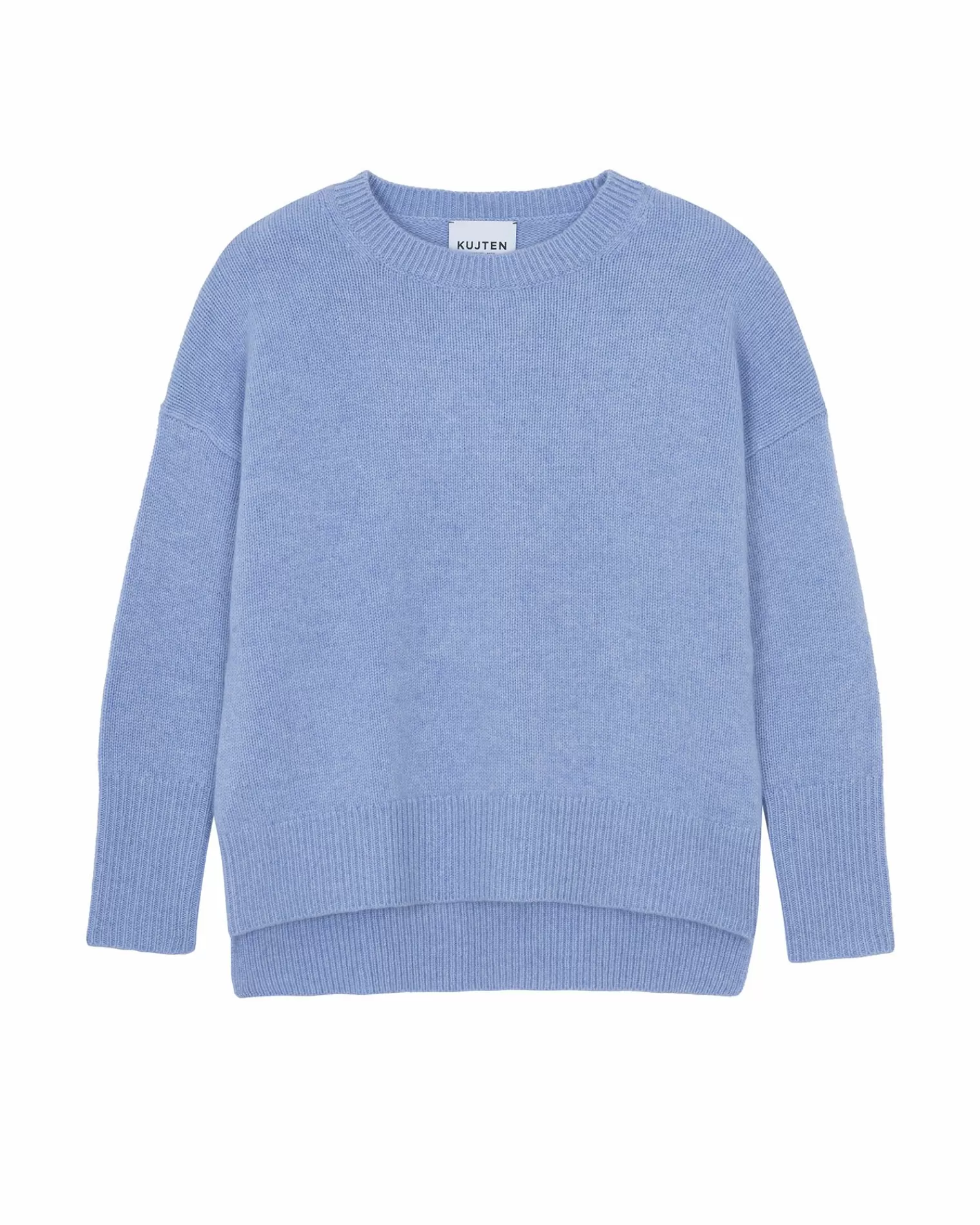 Kujten Sweaters & Sweatshirts>Women Round Neck Cashmere Sweater, 4-Threads Jeans