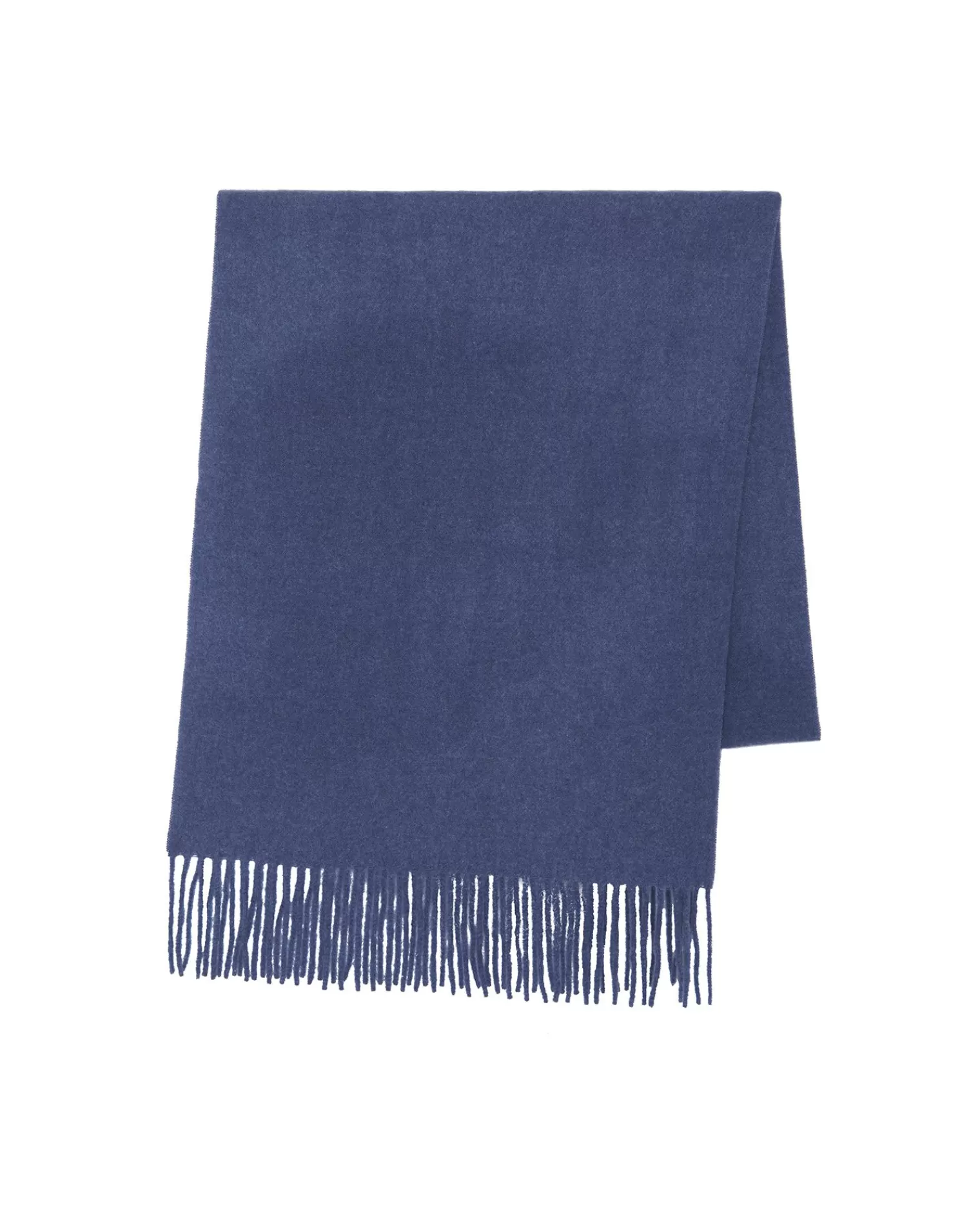 Kujten Scarves & Snoods>Woven Cashmere Scarf Bleu Denim